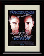 Unframed John Travolta and Nicolas Cage Autograph Promo Print - FaceOff Unframed Print - Movies FSP - Unframed   