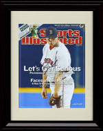 Unframed Jonathan Papelbon - Sports Illustrated Let's Get Serious - Boston Red Sox Autograph Replica Print Unframed Print - Baseball FSP - Unframed   