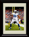 16x20 Framed Joseph Fauria - Detroit Lions Autograph Promo Print - Endzone Celebration Gallery Print - Pro Football FSP - Gallery Framed   