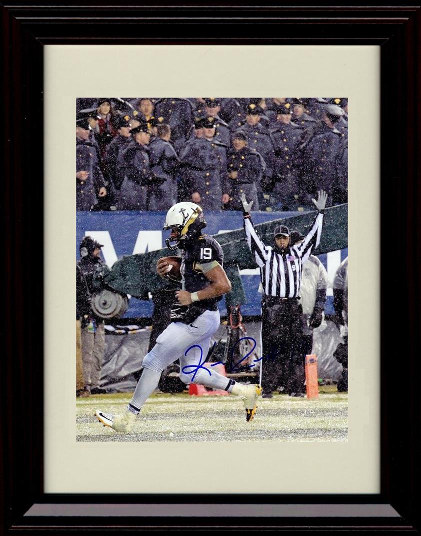 Unframed Keenan Reynolds Autograph Promo Print - Navy Midshipmen- Touchdown Unframed Print - College Football FSP - Unframed   