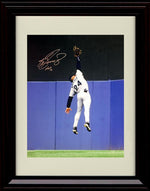 Unframed Ken Griffey Jr - Leaping Catch At Wall - Seattle Mariners Autograph Replica Print Unframed Print - Baseball FSP - Unframed   