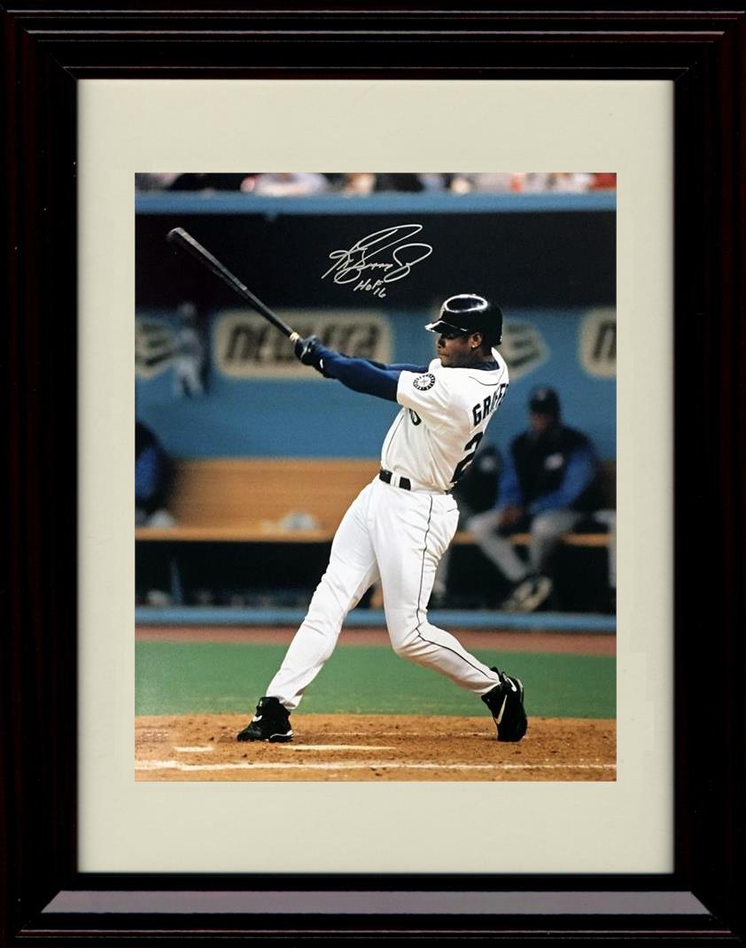 Unframed Ken Griffey Jr - Full Swing - Seattle Mariners Autograph Replica Print Unframed Print - Baseball FSP - Unframed   