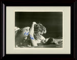 8x10 Framed Kirk Douglas Autograph Promo Print - Landscape Framed Print - Movies FSP - Framed   