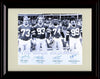 16x20 Framed Klecko, Lyons, Salaam and Gastineau - New York Jets Autograph Promo Print - Sack Exchange Gallery Print - Pro Football FSP - Gallery Framed   
