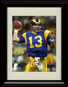 8x10 Framed Kurt Warner - Los Angeles Rams Autograph Promo Print - Passing God Bless You Framed Print - Pro Football FSP - Framed   