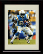 8x10 Framed Ladainian Tomlinson - San Diego Chargers Autograph Promo Print - Running The Ball Framed Print - Pro Football FSP - Framed   