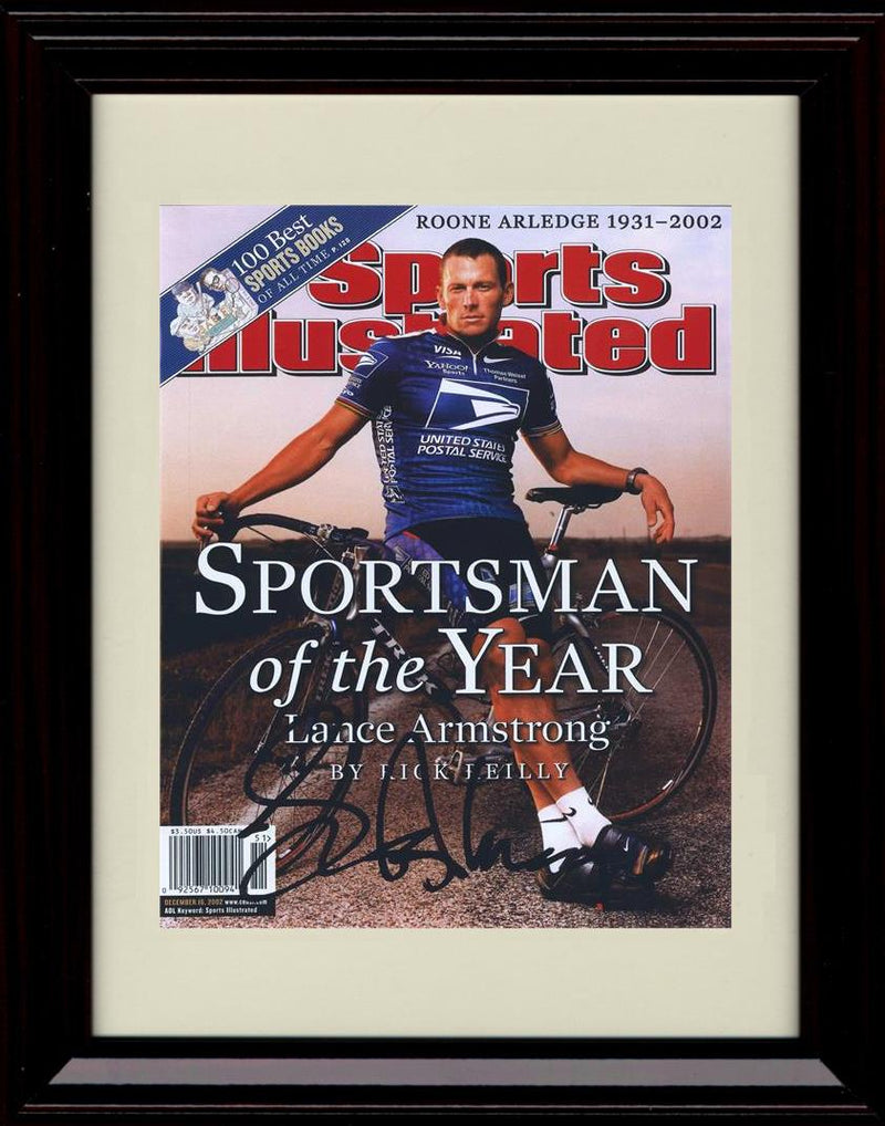 16x20 Framed Lance Armstrong Autograph Promo Print - SoY Gallery Print - Other FSP - Gallery Framed   