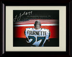 16x20 Framed Leonard Fournette - Jacksonville Jaguars Autograph Promo Print - Stars Stripes Gallery Print - Pro Football FSP - Gallery Framed   