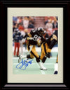 8x10 Framed Louis Lipps - Pittsburgh Steelers Autograph Promo Print - Running The Ball Framed Print - Pro Football FSP - Framed   