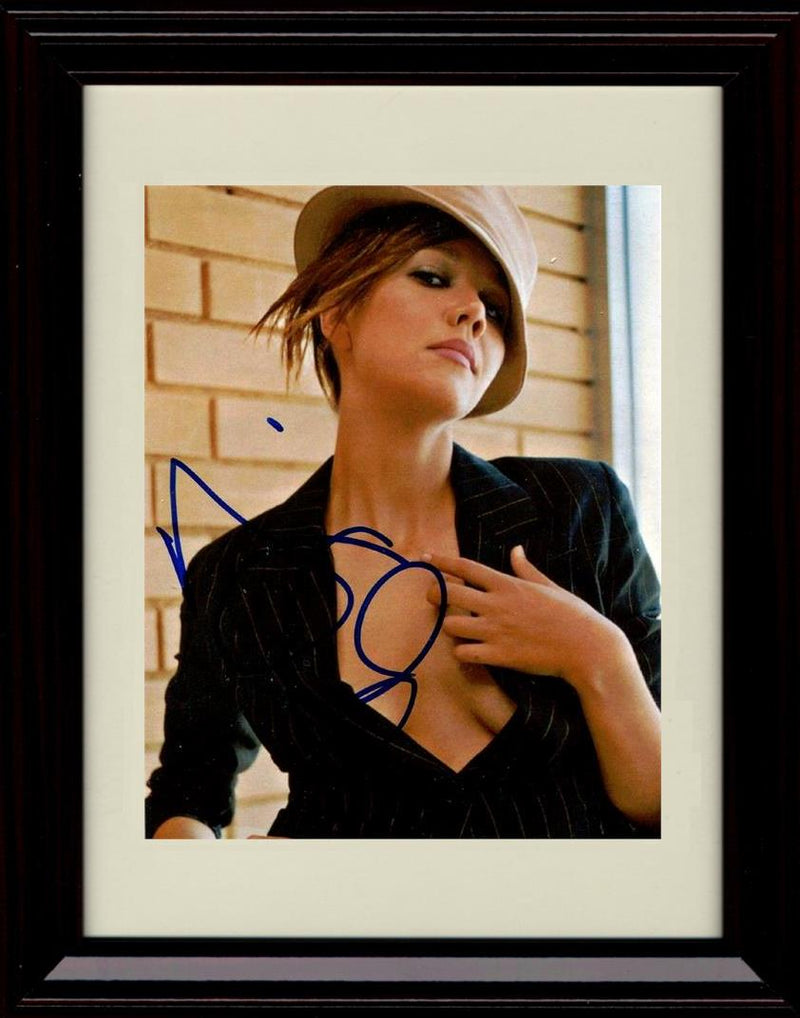 8x10 Framed Maggie Gyllenhall Autograph Promo Print - Portrait Framed Print - Movies FSP - Framed   