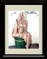 8x10 Framed Mamie Van Doren Autograph Promo Print - Portrait Framed Print - Movies FSP - Framed   