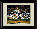 8x10 Framed Marcus Allen - Oakland Raiders Autograph Promo Print - Diving Framed Print - Pro Football FSP - Framed   
