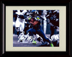 Unframed Marshawn Lynch - Seattle Seahawks Autograph Promo Print - Running The Ball Unframed Print - Pro Football FSP - Unframed   