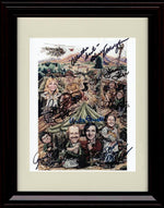 Unframed Mash Cast Autograph Promo Print - Caricature Unframed Print - Television FSP - Unframed   
