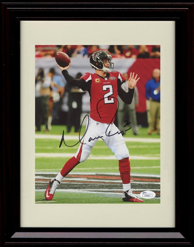 Unframed Matt Ryan - Atlanta Falcons Autograph Promo Print - Passing Unframed Print - Pro Football FSP - Unframed   
