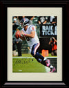 8x10 Framed Matt Schaub - Houston Texans Autograph Promo Print - Pink Shoes With Ball Framed Print - Pro Football FSP - Framed   