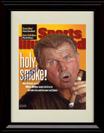 8x10 Framed Mike Ditka - Chicago Bears Autograph Promo Print - 1998 Sports Illustrated Cover Holy Smoke Framed Print - Pro Football FSP - Framed   