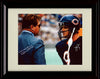 8x10 Framed Mike Ditka And Jim McMahon - Chicago Bears Autograph Promo Print - Talking On The Sideline Framed Print - Pro Football FSP - Framed   
