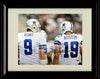 16x20 Framed Miles Austin And Tony Romo - Dallas Cowboys Autograph Promo Print - Talking Back Of Jerseys Gallery Print - Pro Football FSP - Gallery Framed   