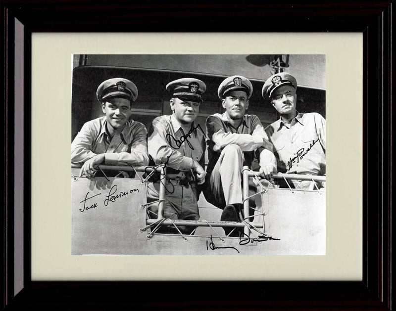 8x10 Framed Mister Roberts Autograph Promo Print - Cast Framed Print - Movies FSP - Framed   