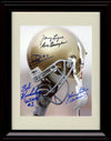 Unframed Notre Dame Legends  Helmet  Autograph Autograph Promo Print - Notre Dame- Portrait Unframed Print - College Football FSP - Unframed   