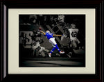 8x10 Framed Odell Beckham - New York Giants Autograph Promo Print - One Hand Black and White with Color Framed Print - Pro Football FSP - Framed   