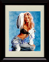 Framed Pamela Anderson Autograph Promo Print - Blue Jeans Framed Print - Other FSP - Framed   
