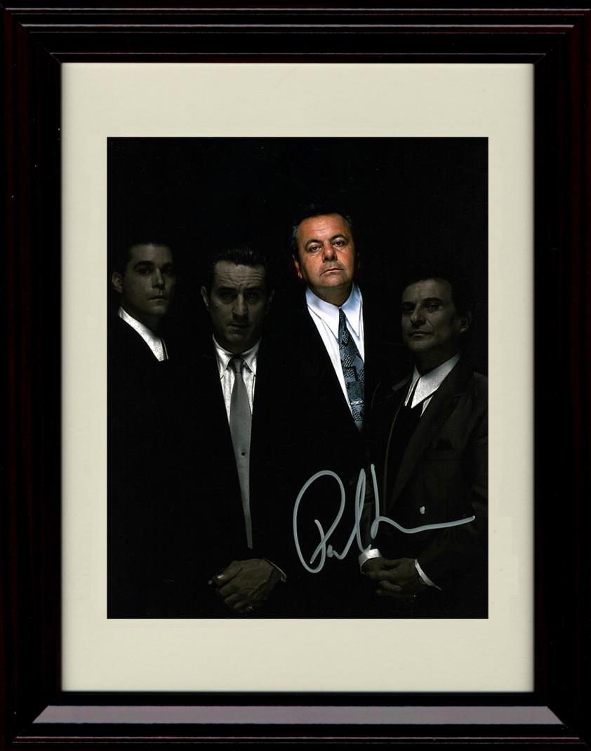 8x10 Framed Paul Sorvino Autograph Promo Print - Goodfellas Framed Print - Movies FSP - Framed   