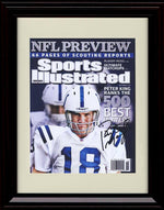 8x10 Framed Peyton Manning - Indianapolis Colts Autograph Promo Print - NFL Preview Framed Print - Pro Football FSP - Framed   