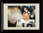 8x10 Framed Peyton Manning - Indianapolis Colts Autograph Promo Print - Super Bowl XLI MVP Confetti Shot Framed Print - Pro Football FSP - Framed   