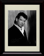 Unframed Pierce Brosnan Autograph Promo Print - Black and White Unframed Print - Movies FSP - Unframed   
