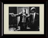 8x10 Framed Pulp Fiction Autograph Promo Print - Travolta And Jackson Black and White Framed Print - Movies FSP - Framed   