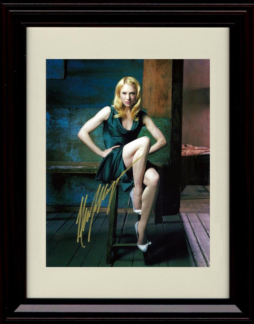 8x10 Framed Renee Zellweger Autograph Promo Print - Portrait Framed Print - Movies FSP - Framed   