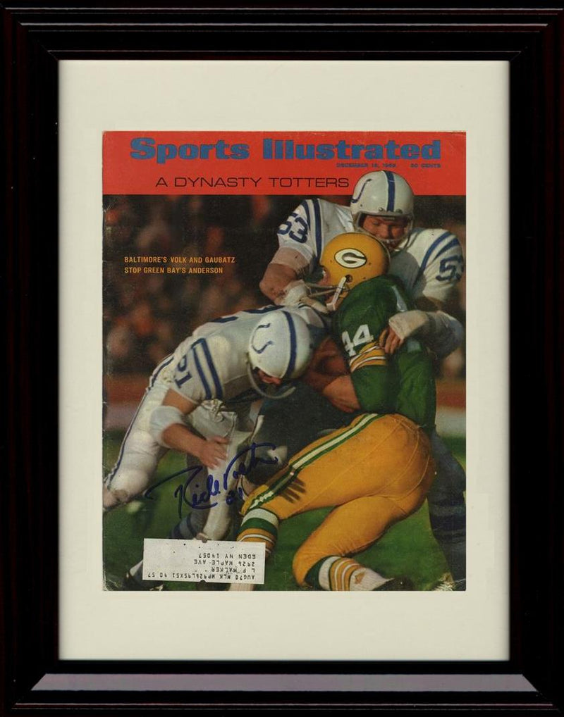 Unframed Richard Volk - Indianapolis Colts Autograph Promo Print - 1968 Sports Illustrated Unframed Print - Pro Football FSP - Unframed   