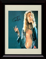 Framed Robert Plant Autograph Promo Print - Portrait Framed Print - Music FSP - Framed   