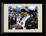 Unframed Russell Wilson - Seattle Seahawks Autograph Promo Print - With Trophy Unframed Print - Pro Football FSP - Unframed   