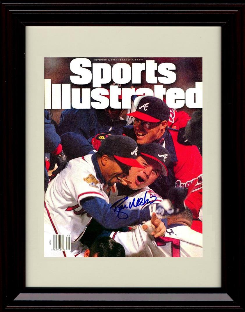 Framed 8x10 Ryan Klesko - Sports Illustrated 1995 World Series - Atlanta Braves Autograph Replica Print Framed Print - Baseball FSP - Framed   