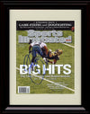 8x10 Framed Sheldon Brown - Philadelphia Eagles Autograph Promo Print - Sports Illustrated Cover Big Hits Framed Print - Pro Football FSP - Framed   