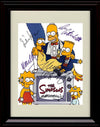 8x10 Framed Simpsons Cast Autograph Promo Print - TV Framed Print - Television FSP - Framed   