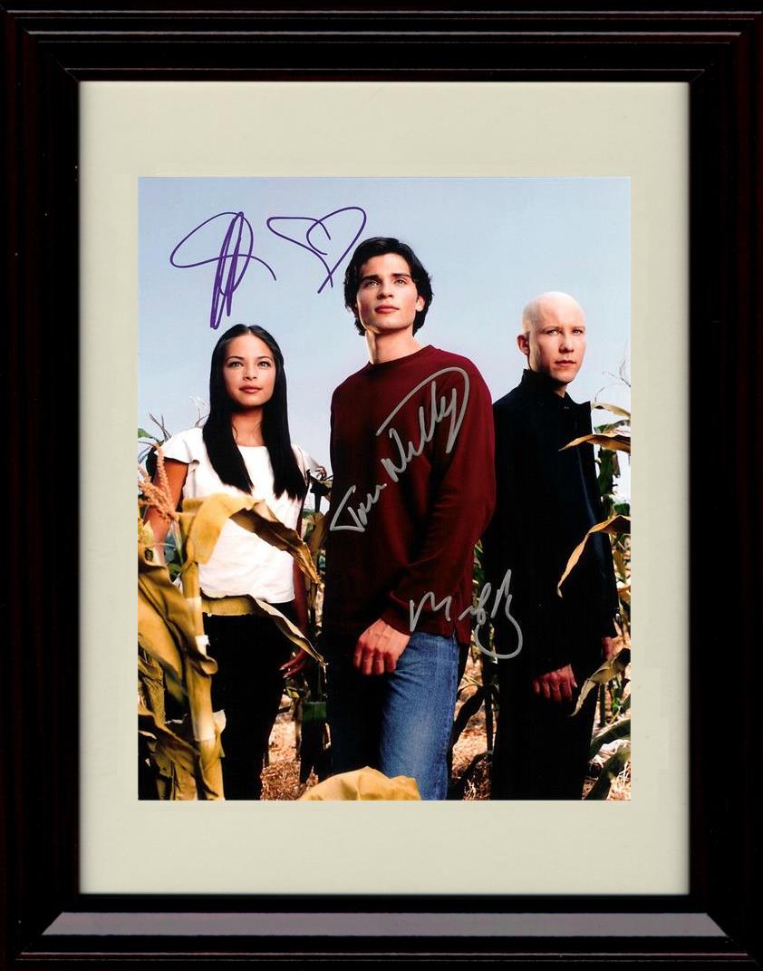 Unframed Smallville Cast Autograph Promo Print - Partial Unframed Print - Television FSP - Unframed   