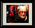 8x10 Framed Stan Lee Autograph Promo Print - Deadpool - Thumbs Up Framed Print - Movies FSP - Framed   