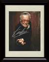 8x10 Framed Stan Lee Autograph Promo Print - Portrait Framed Print - Movies FSP - Framed   