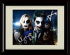 8x10 Framed Suicide Squad Margot Robbie and Jared Leto Autograph Promo Print - Suicide Squad Framed Print - Movies FSP - Framed   