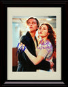 8x10 Framed Titanic Autograph Promo Print - DiCaprio And Winslet Embracing Framed Print - Movies FSP - Framed   