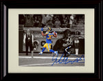 8x10 Framed Todd Gurley - Los Angeles Rams Autograph Promo Print - Spotlight Touchdown Framed Print - Pro Football FSP - Framed   