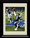 8x10 Framed Troy Vincent - Philadelphia Eagles Autograph Promo Print - Arms Raised In Endzone Framed Print - Pro Football FSP - Framed   