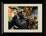 8x10 Framed Von Miller - Denver Broncos Autograph Promo Print - Trophy Shot Framed Print - Pro Football FSP - Framed   