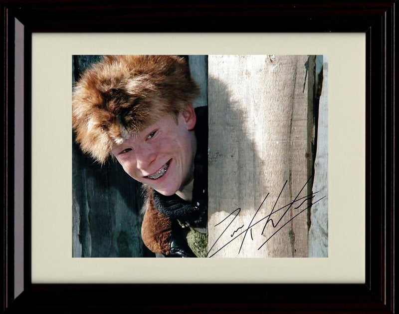 8x10 Framed Zack Ward Autograph Promo Print - A Christmas Story - Scut Farcus Framed Print - Movies FSP - Framed   
