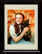 8x10 Framed Dorothy and Toto Autograph Promo Print - Wizard of Oz - Judy Garland Framed Print - Movies FSP - Framed   