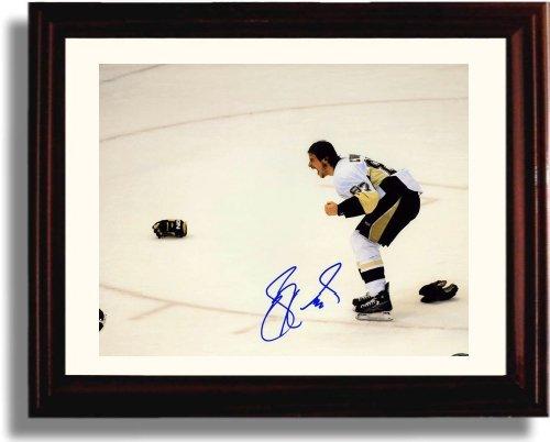 8x10 Framed Sidney Crosby Autograph Promo Print - Pittsburgh Penguins Framed Print - Hockey FSP - Framed   